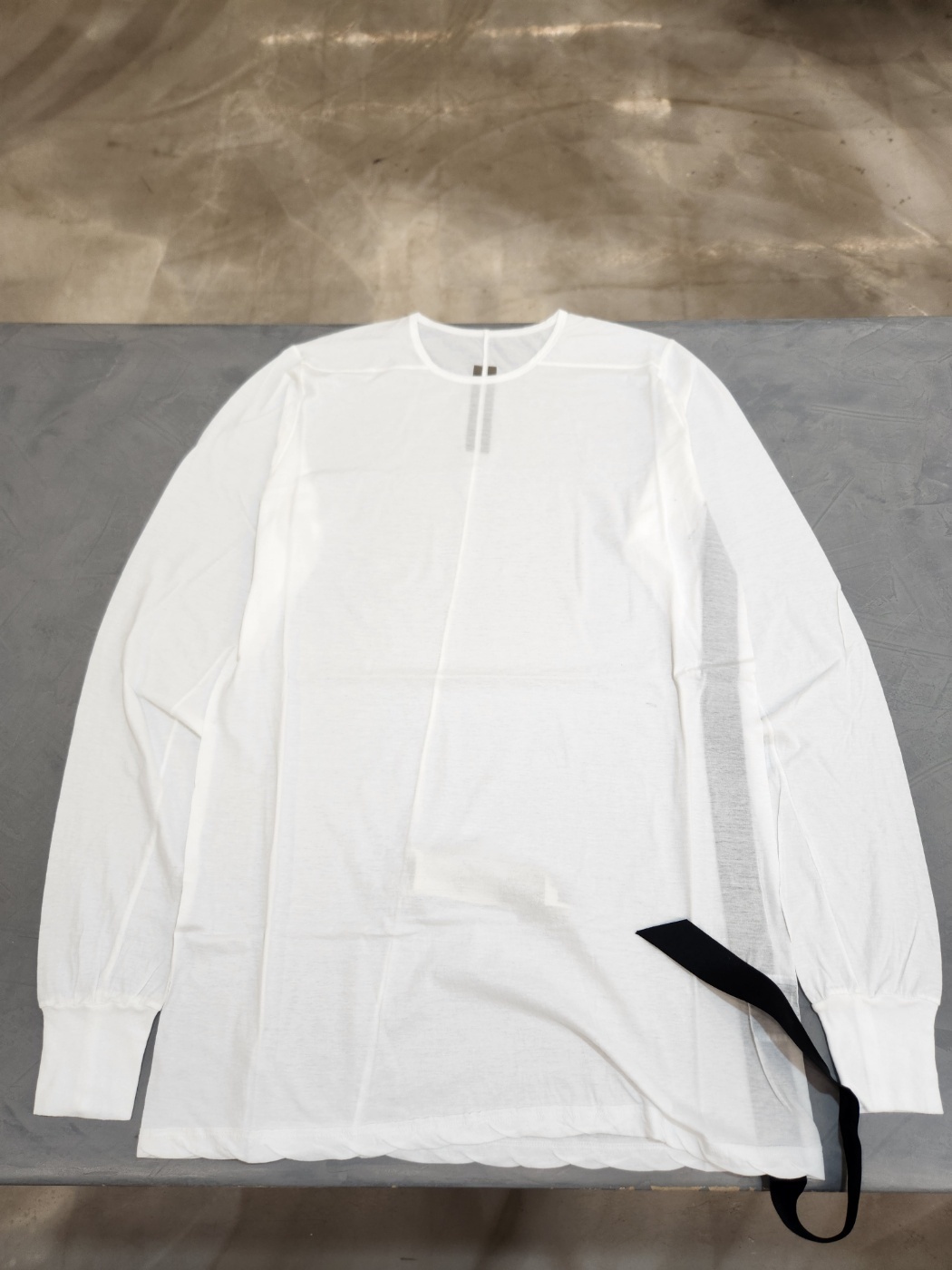 Rick Owens Drkshdw Long-sleeved T-shirt In White