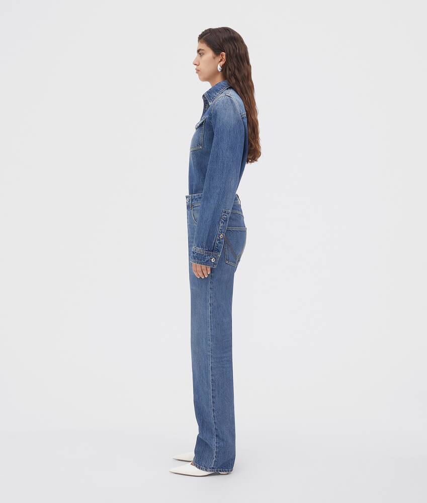 BOTTEGA VENETA LOW-RISE STRAIGHT-LEG JEANS 