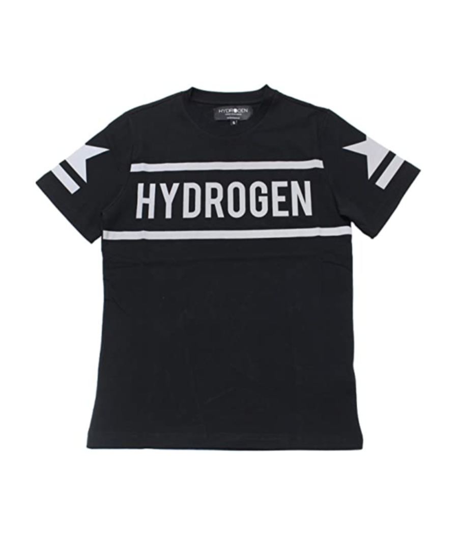 Hydrogen Logo T-shirt In Black