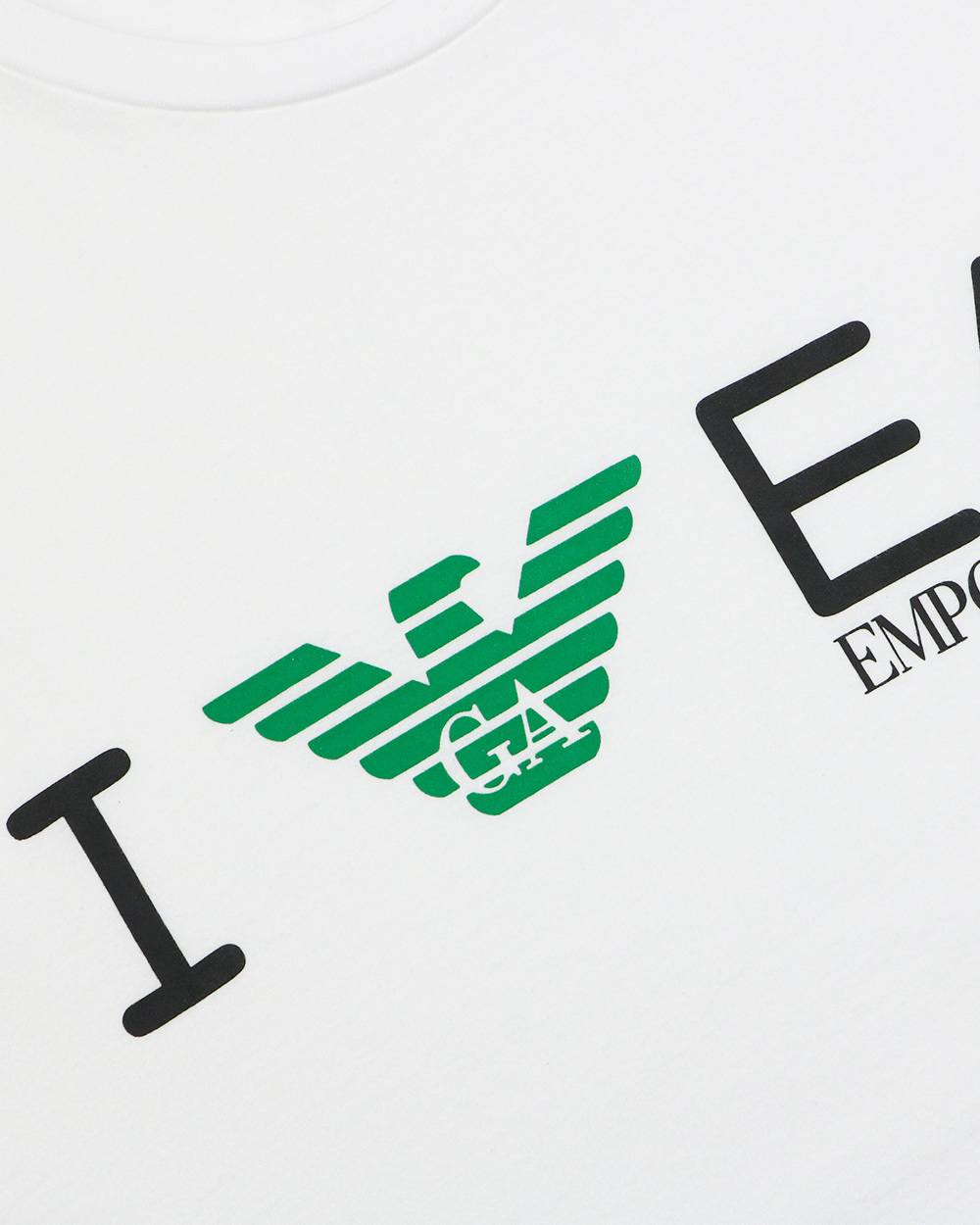 Ea7 Logo Printed T-shirt In White