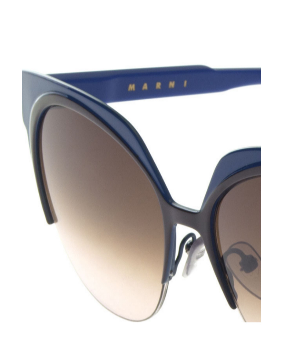 Marni Logo Sunglasses In Nude