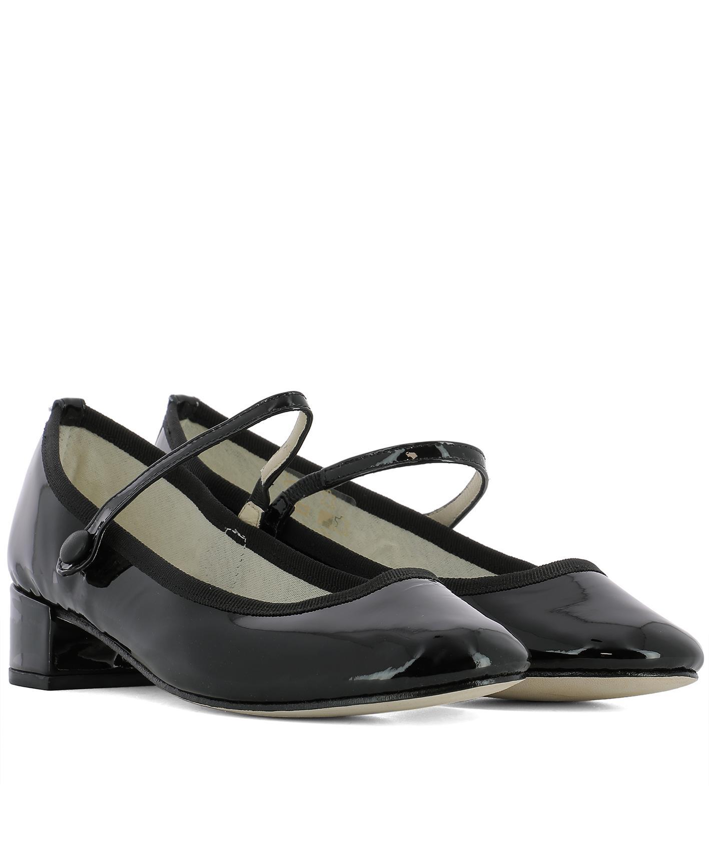 Repetto Mary Jane Heels In Black