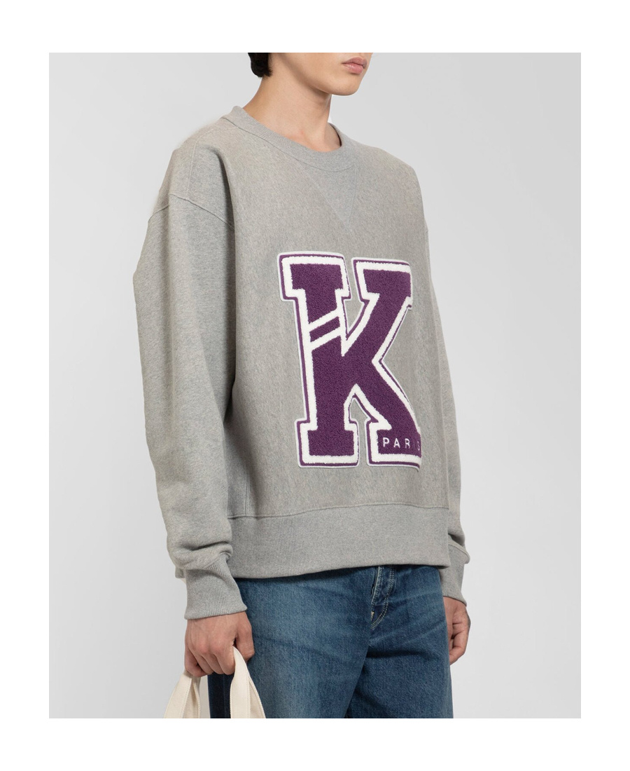 Kenzo Patches Sweatshirt In Gray