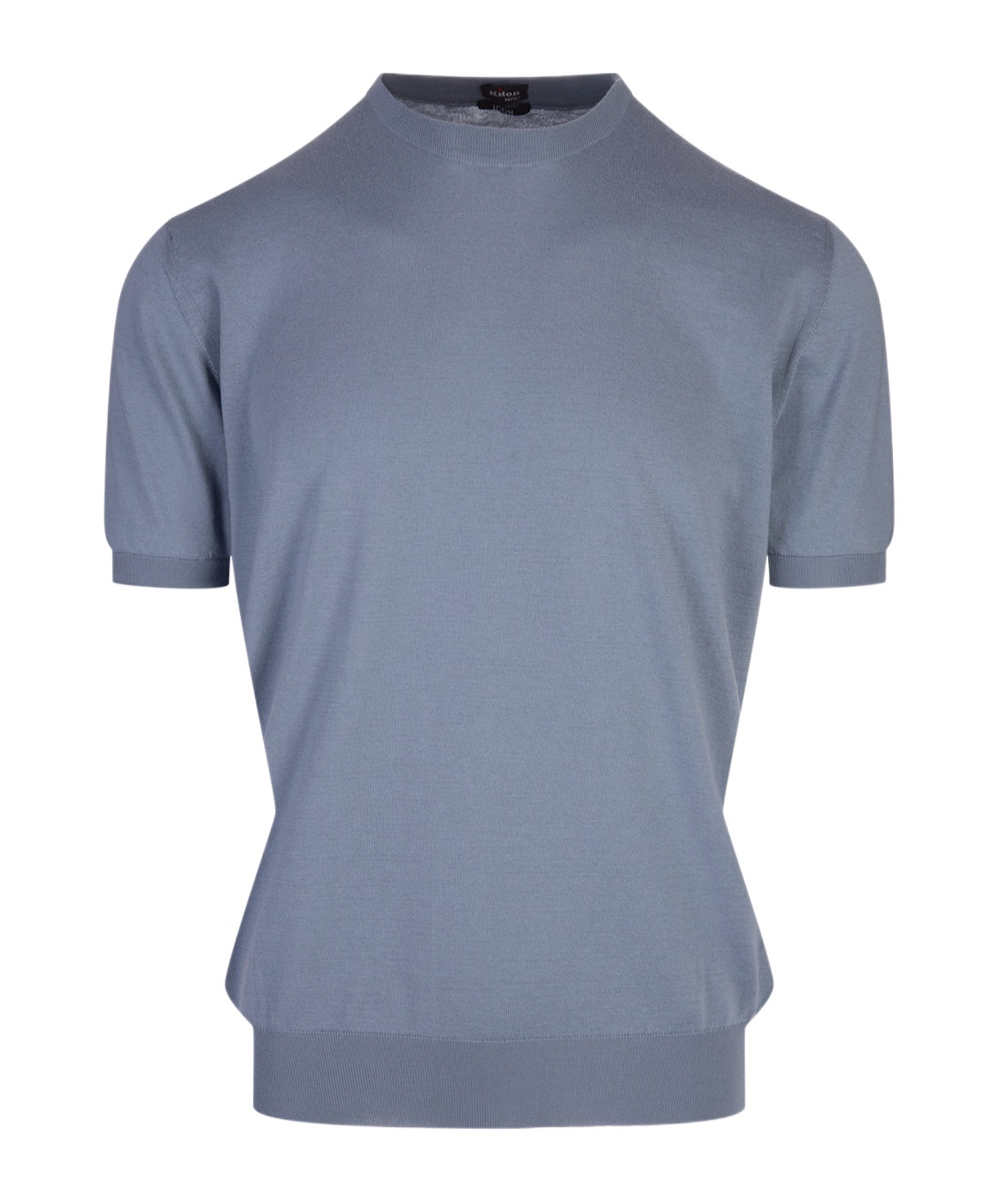 KITON SHORT-SLEEVED KNITTED T-SHIRT