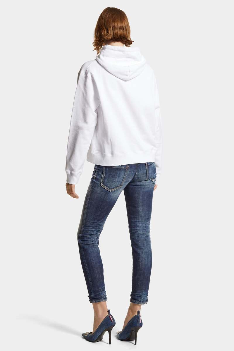 Dsquared2 Skater Mid-rise Slim Jeans In Blue