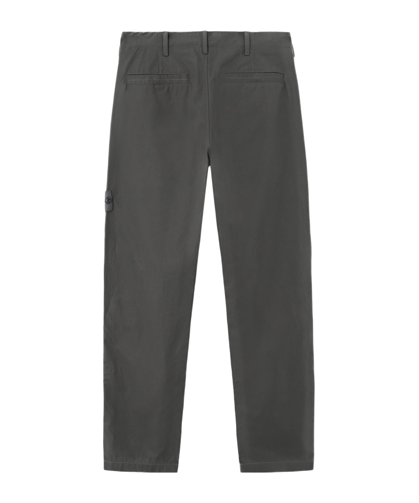 Stone Island Regular-fit Chino Trousers With Natural Weather Protection In Gray