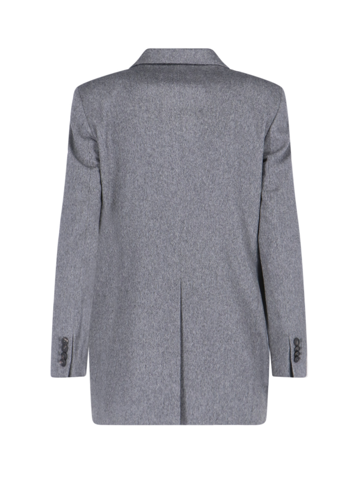 Tagliatore Jamine Double-breasted Cashmere Blazer In Gray