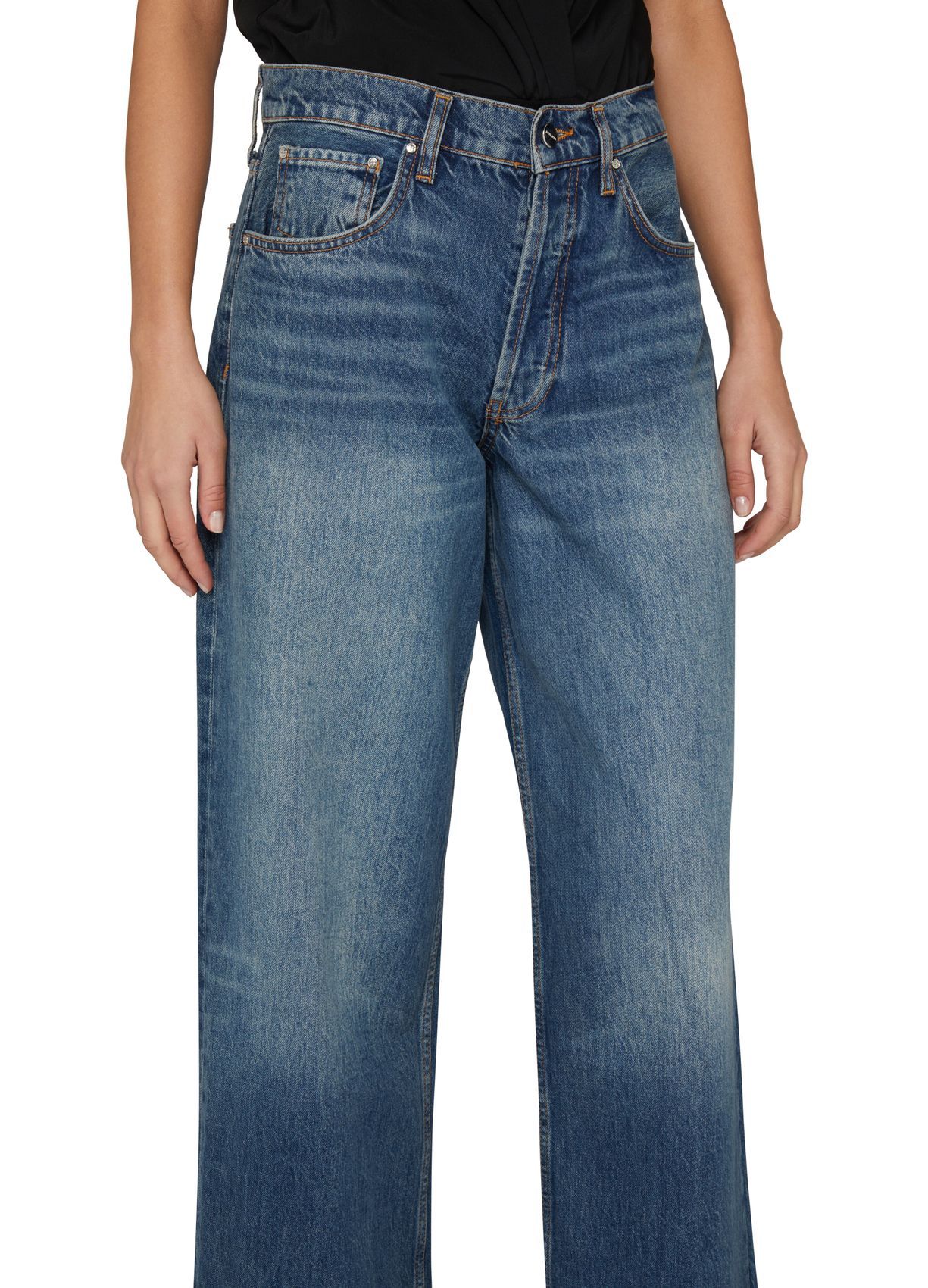 Shop Anine Bing Jeans With Belt Loops