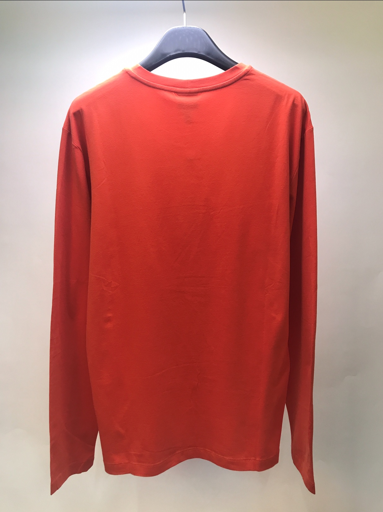 Shop Armani Collezioni Long Sleeved T-shirt In Red