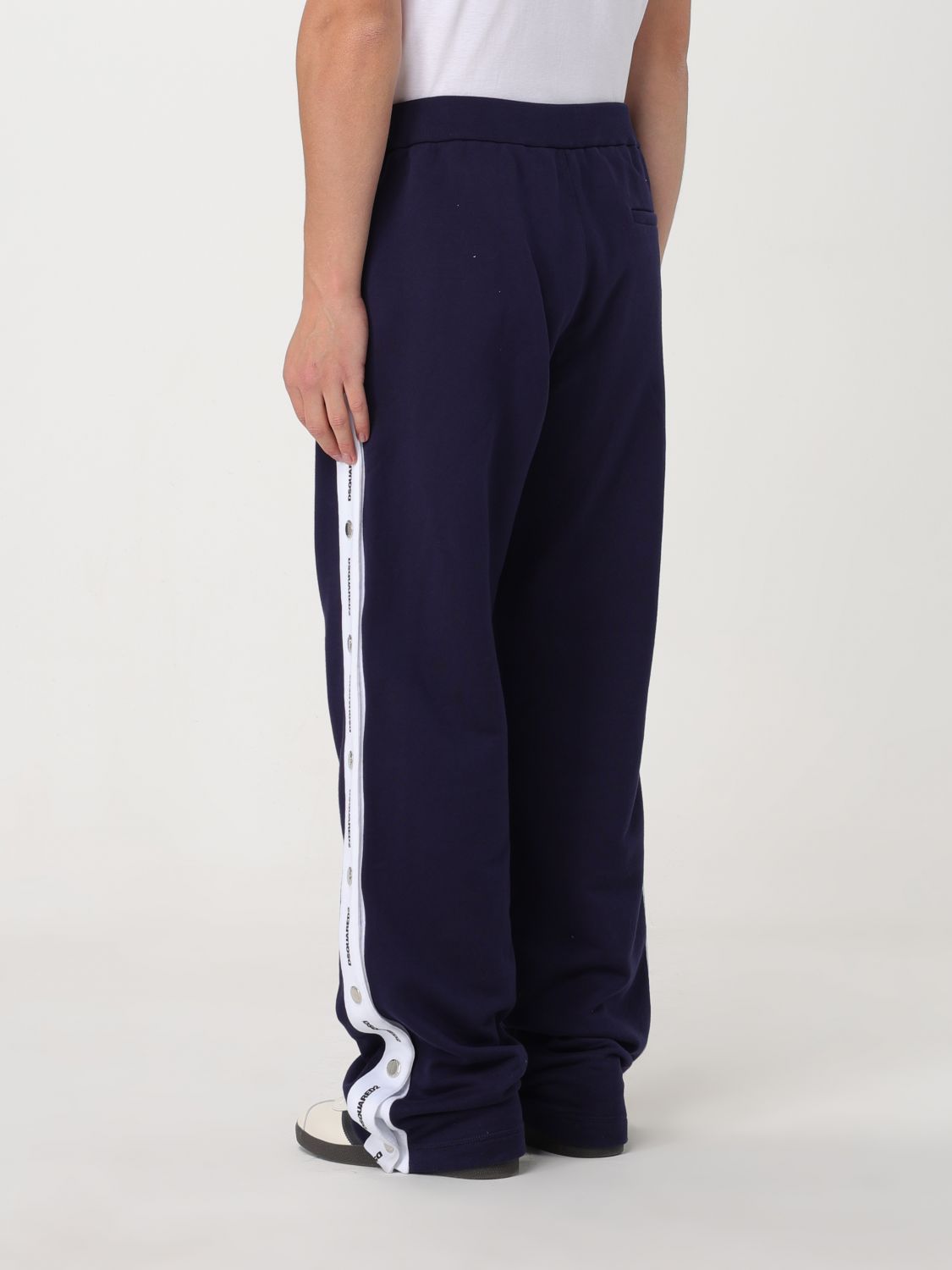 Dsquared2 Burbs Logo-tape Track Pants In Black