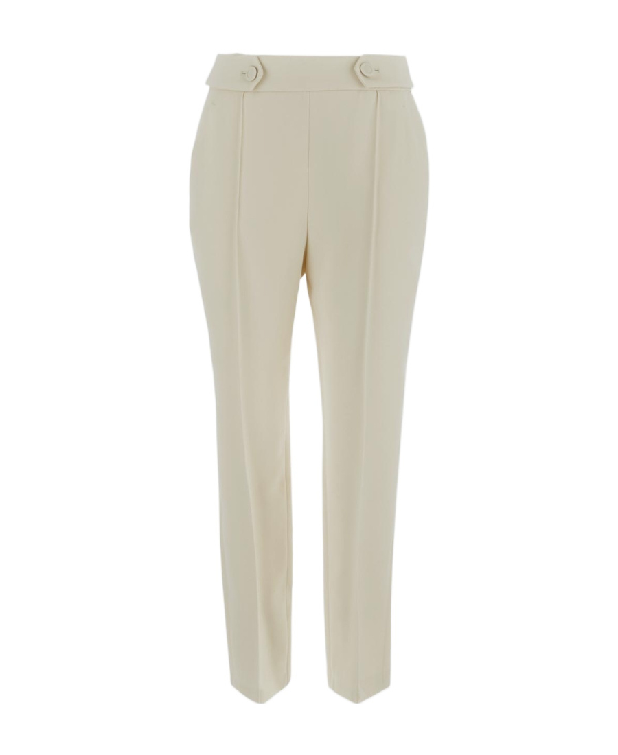 Ermanno Scervino High-waisted Tailored Trousers In Nude