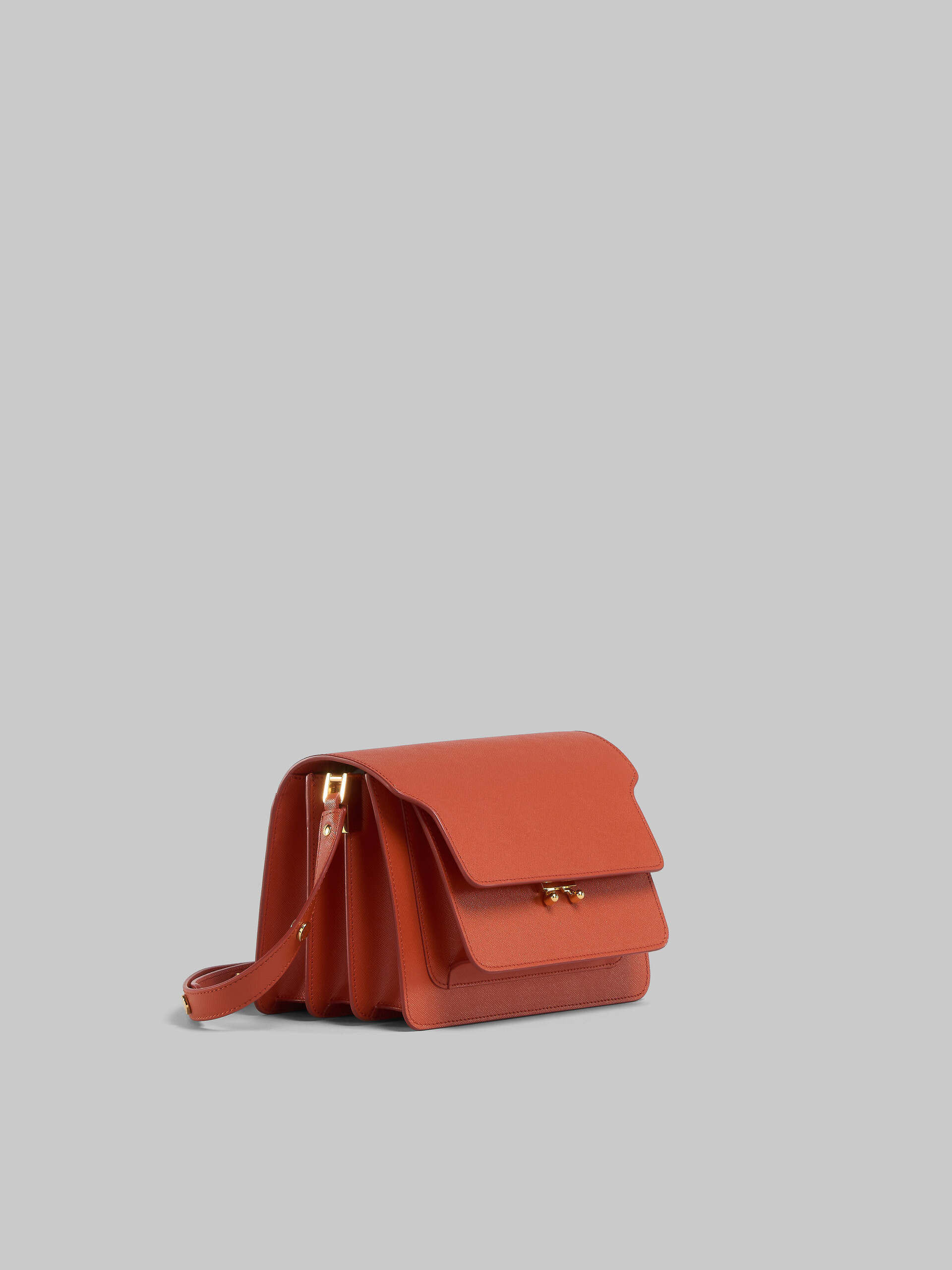 Marni Trunk Medium Shoulder Bag In Brown