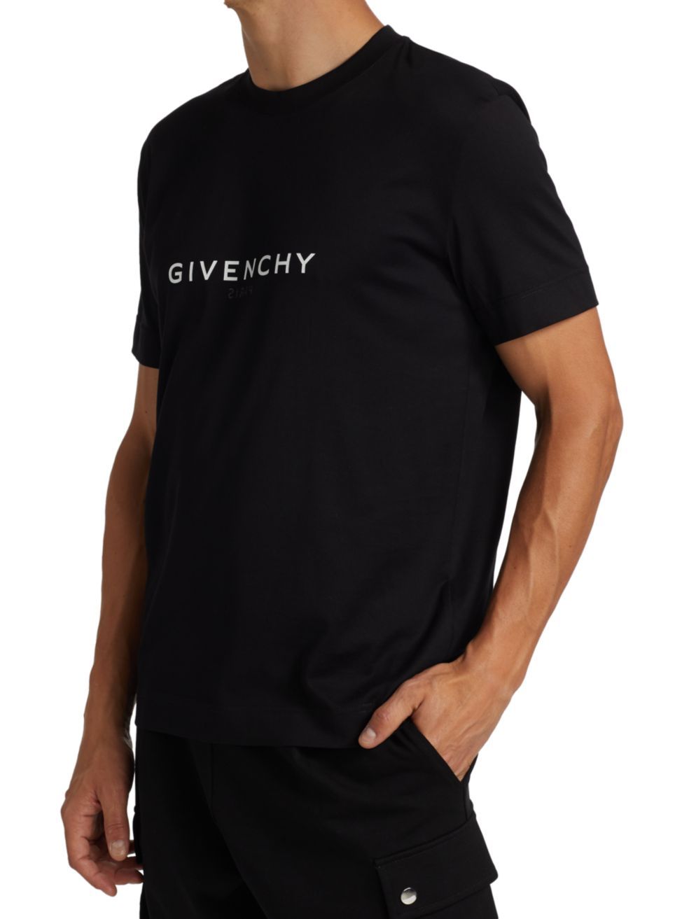 Shop Givenchy Reverse Slim Fit T-shirt In Black