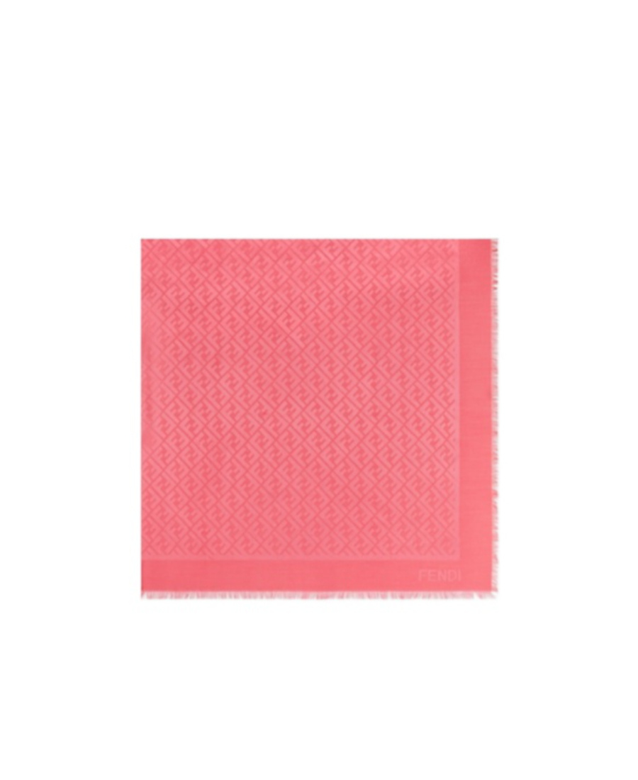 Fendi Logo Ff Shawl In Pink