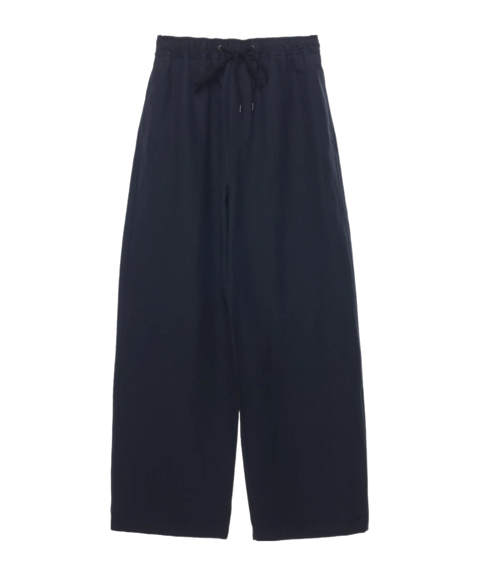 Studio Nicholson Drawstring Linen-blend Trousers In Blue