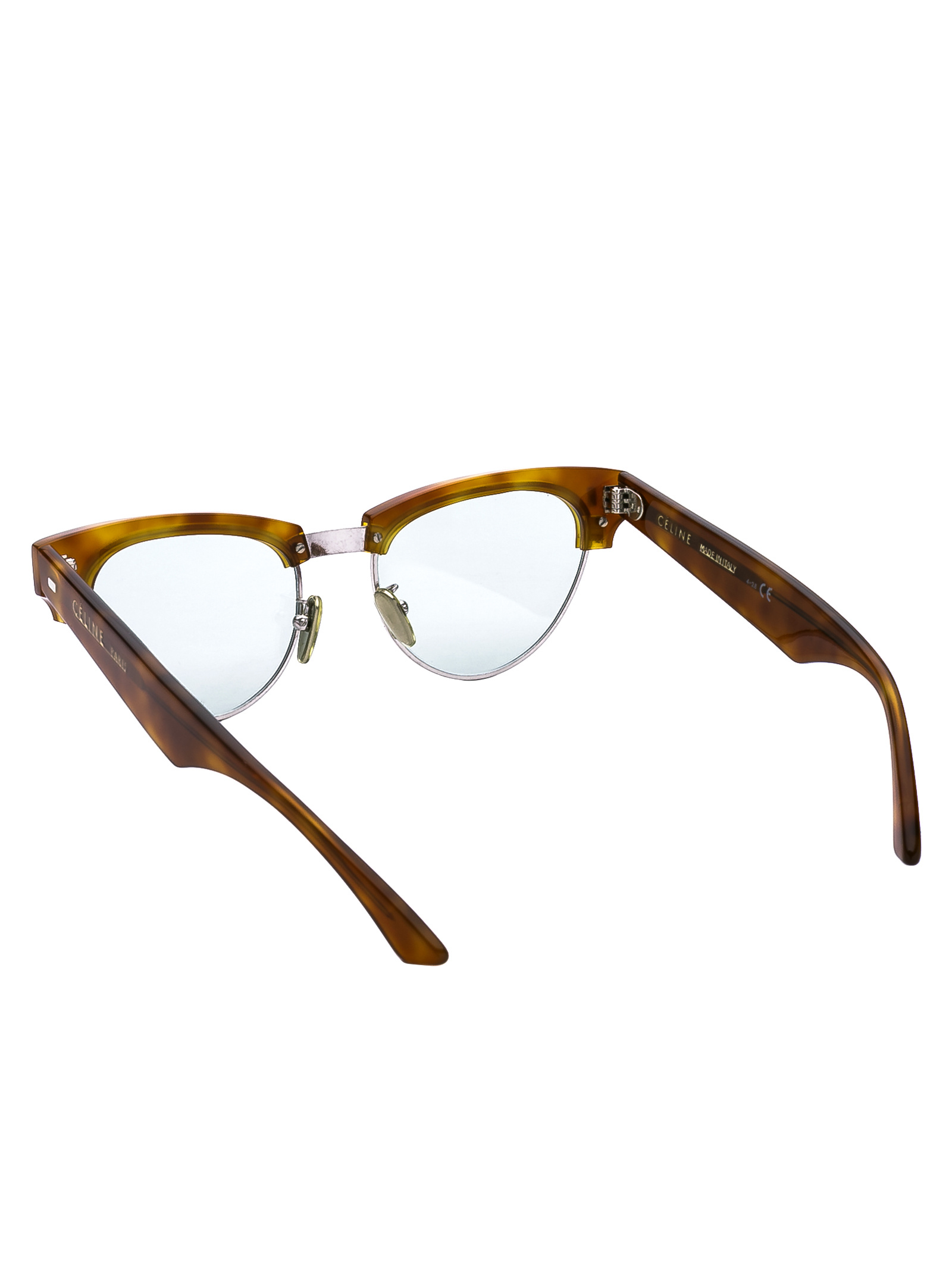 Celine Cat Eye Frame Glasses In White