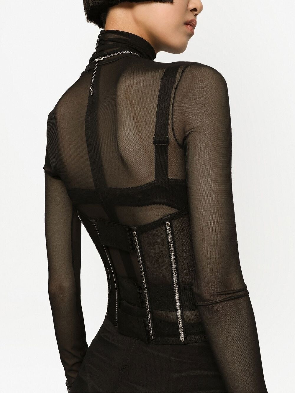 Dolce & Gabbana Bustier In Black