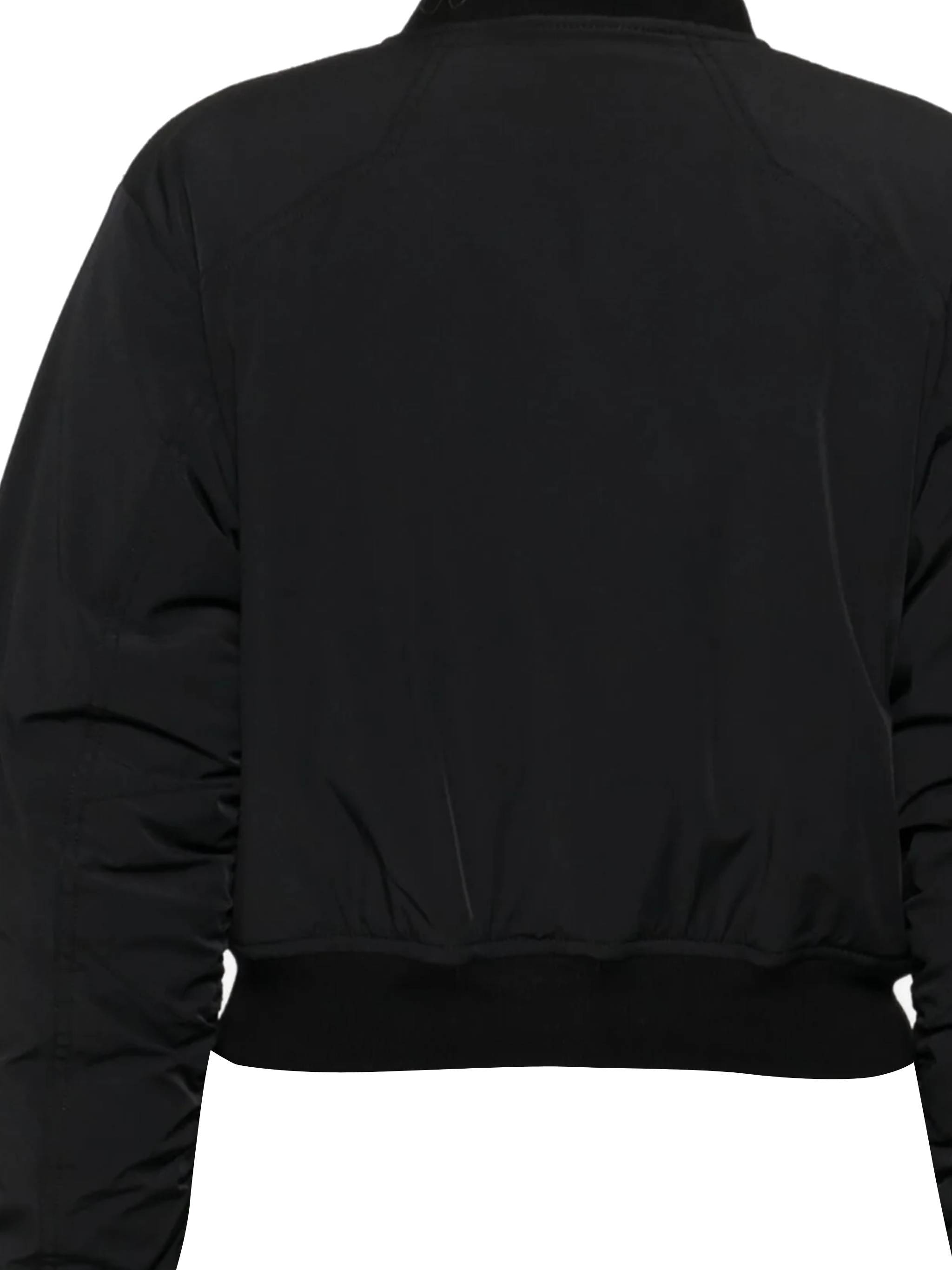Thom Krom Long-sleeve Bomber Jacket In Black