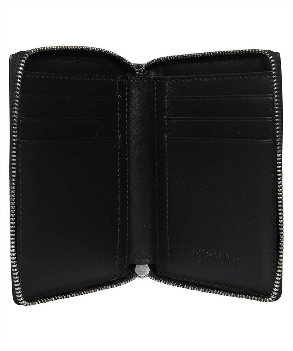 Bottega Veneta Zip Around Wallet In Black