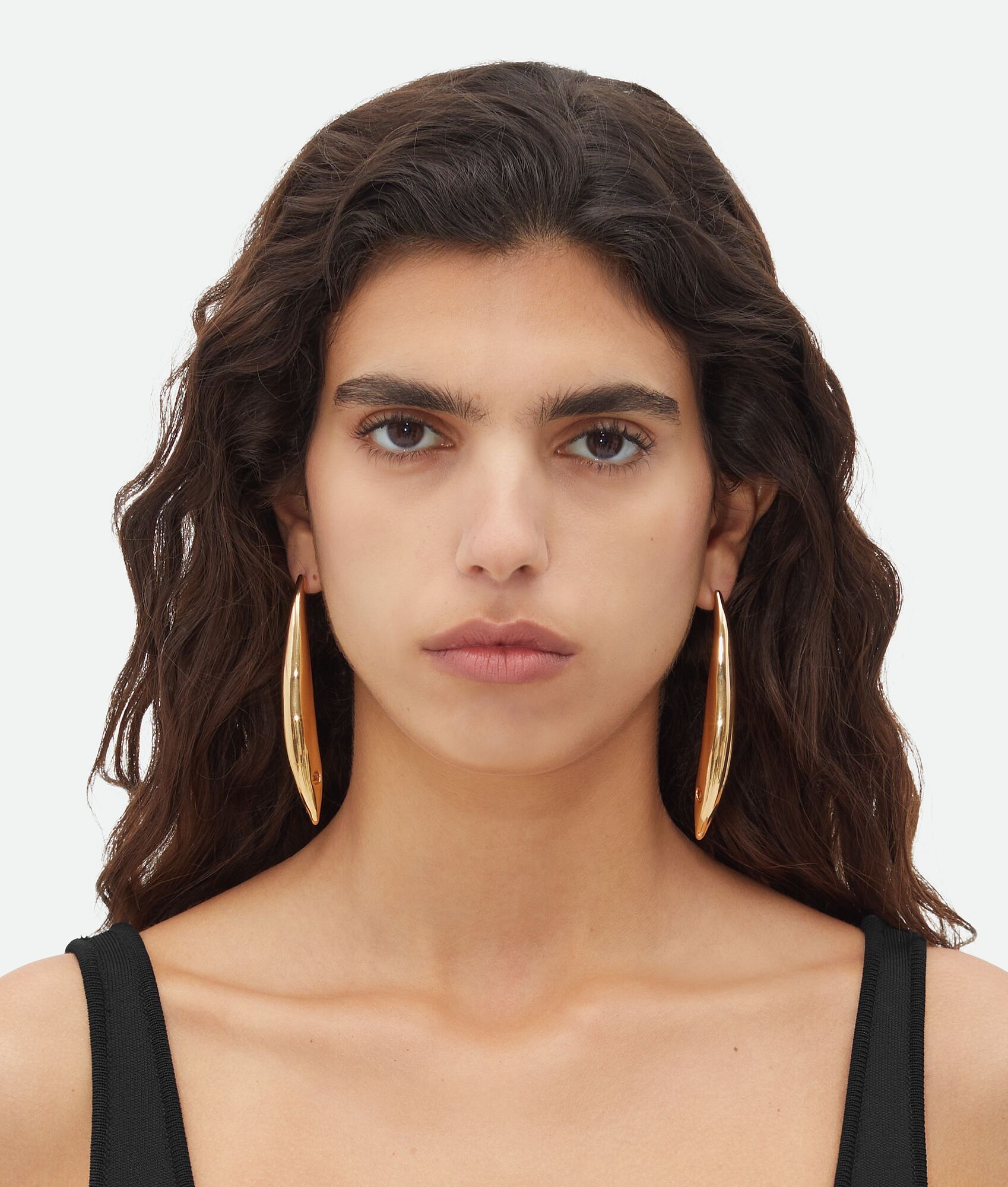Bottega Veneta Sardine Earrings In Yellow