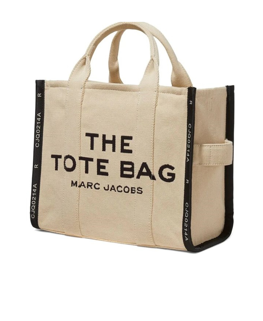 Marc Jacobs The Jacquard Medium Tote Bag In Nude