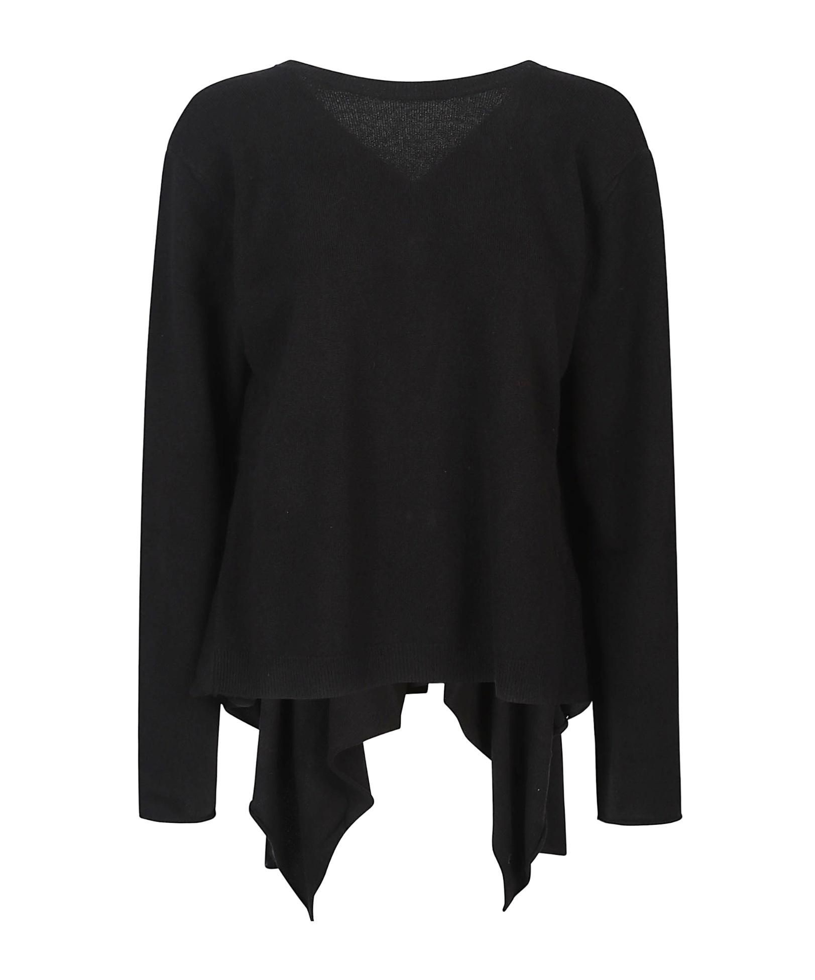 Fabiana Filippi Long-sleeved Sweater In Black