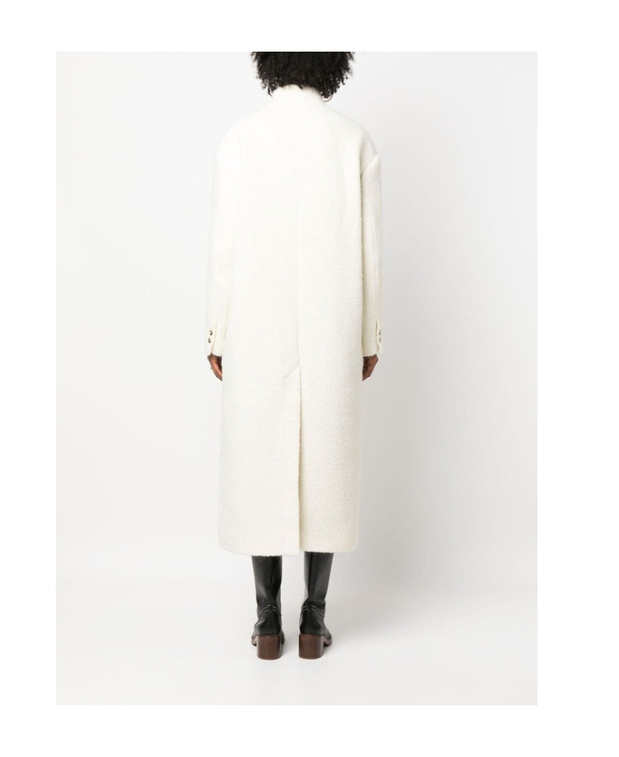 ISABEL MARANT ÉTOILE FINE-CHECK SINGLE BREASTED COAT