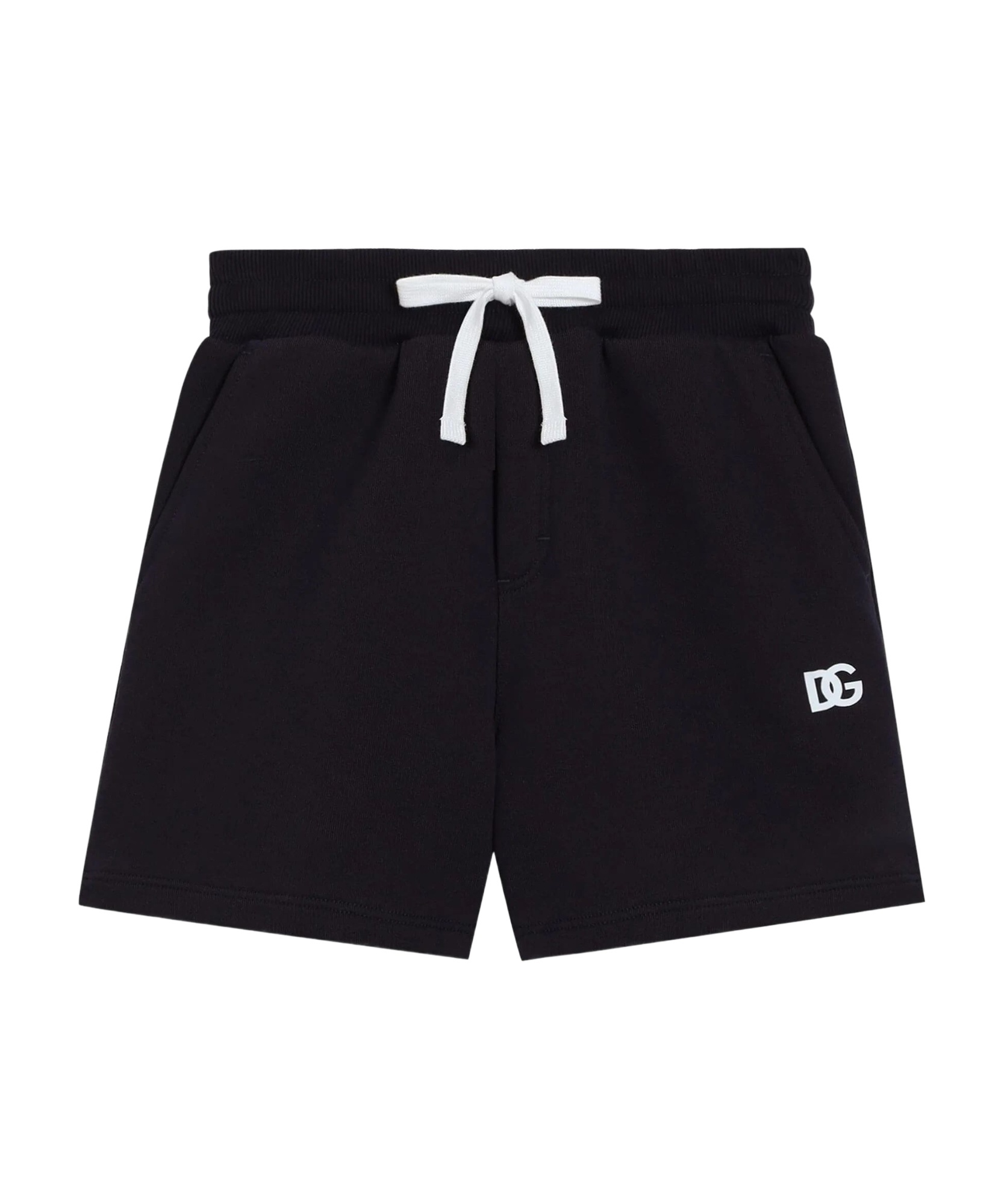 Dolce & Gabbana Logo-print Track Shorts In Black