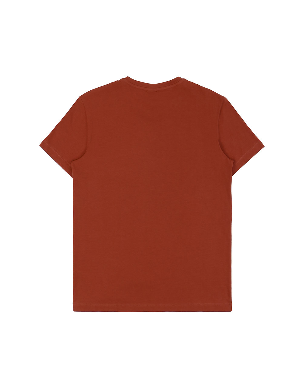 Shop Armani Collezioni Round-necked T-shirt In Red