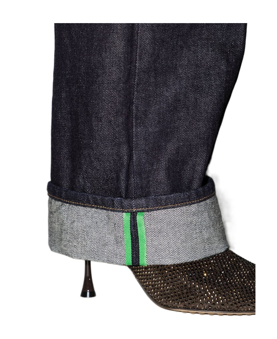 Bottega Veneta High-rise Straight-leg Jeans In Blue
