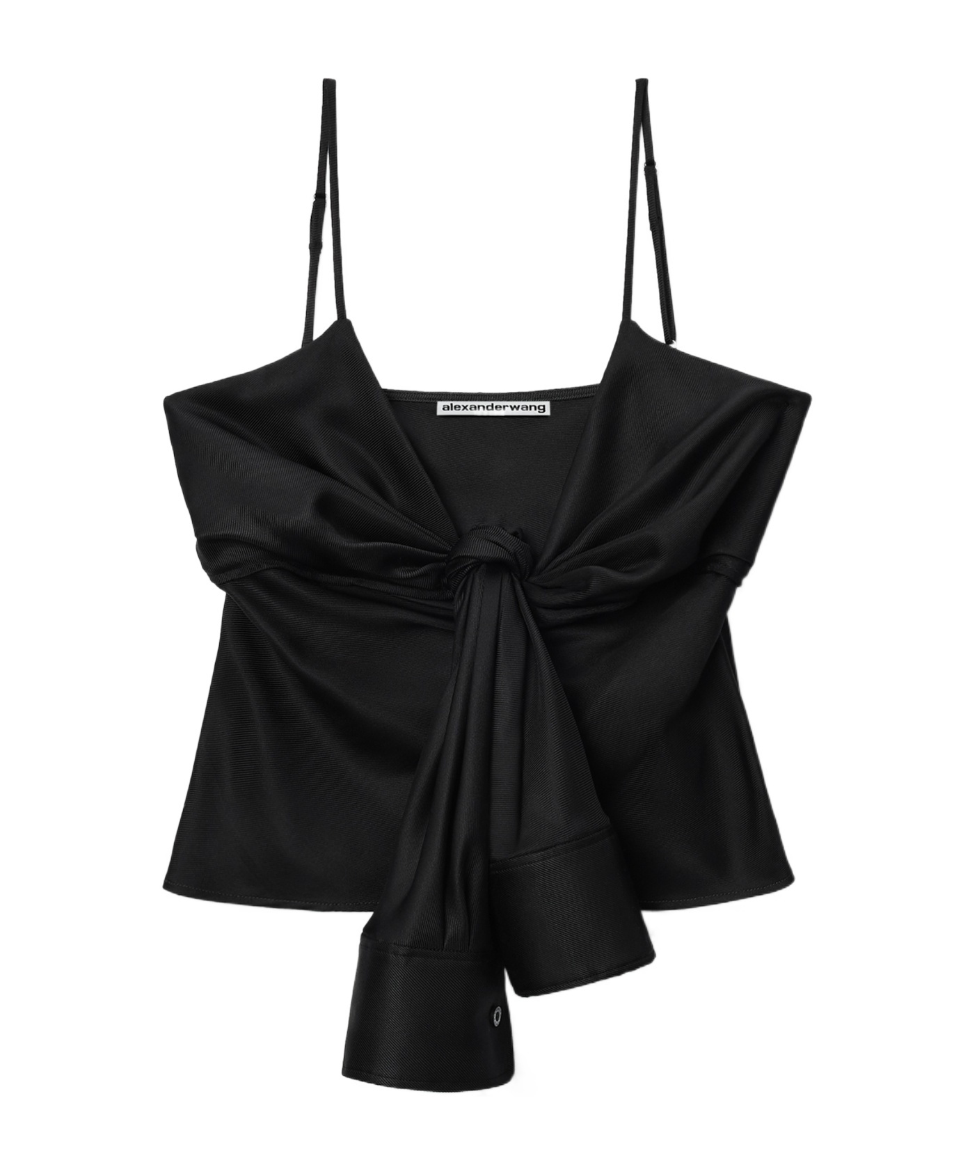 Alexander Wang Knot-detail Camisole In Black