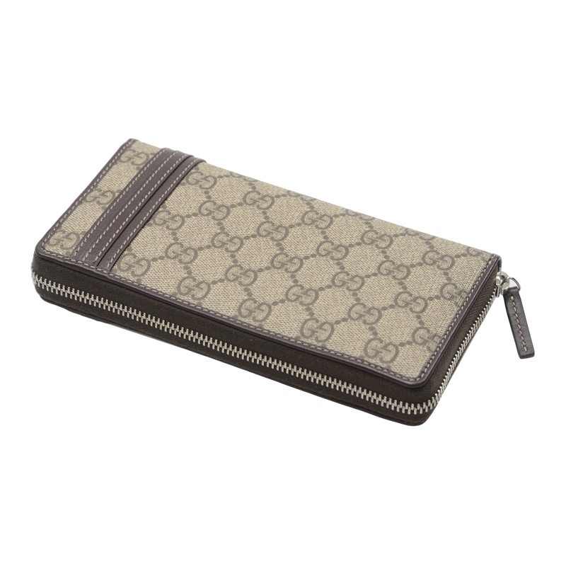 Gucci Gg Jacquard Clutch Bag In Gray