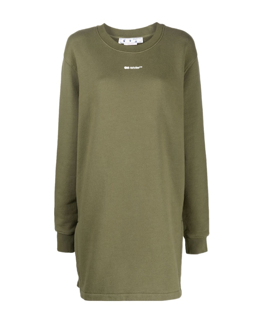OFF-WHITE FLORAL ARROWS CREW-NECK SWEATSHIRT 