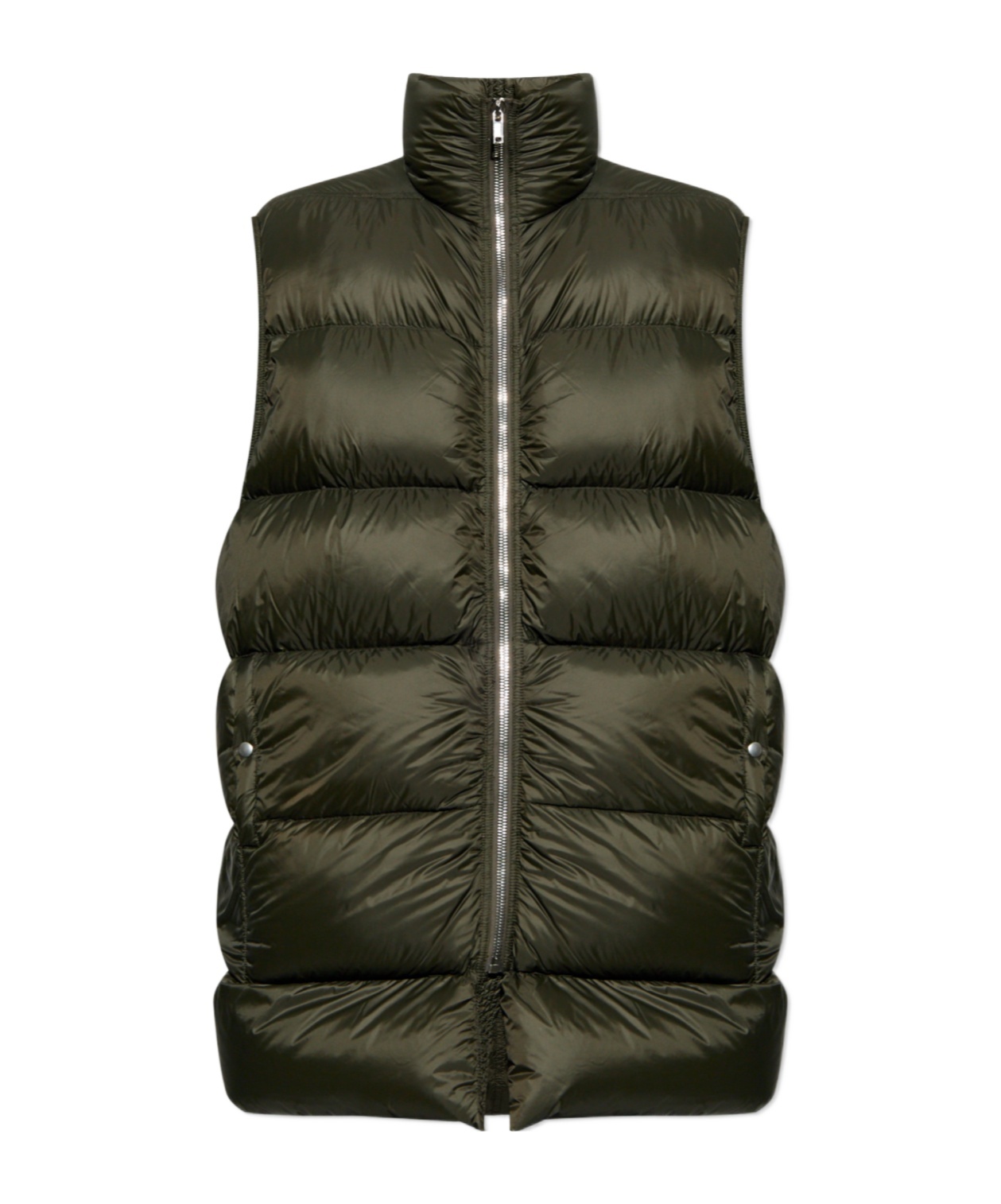 Rick Owens Sleeveless Flight Vest In Green