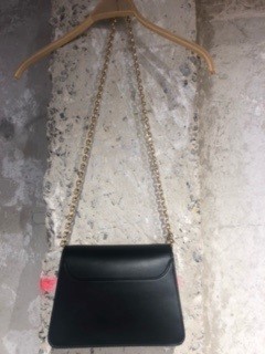 Shop Lanvin Concerto Leather Crossbody Bag In Black