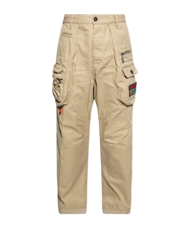 DSQUARED2 DSQUARED2 LOGO PATCH CARGO TROUSERS