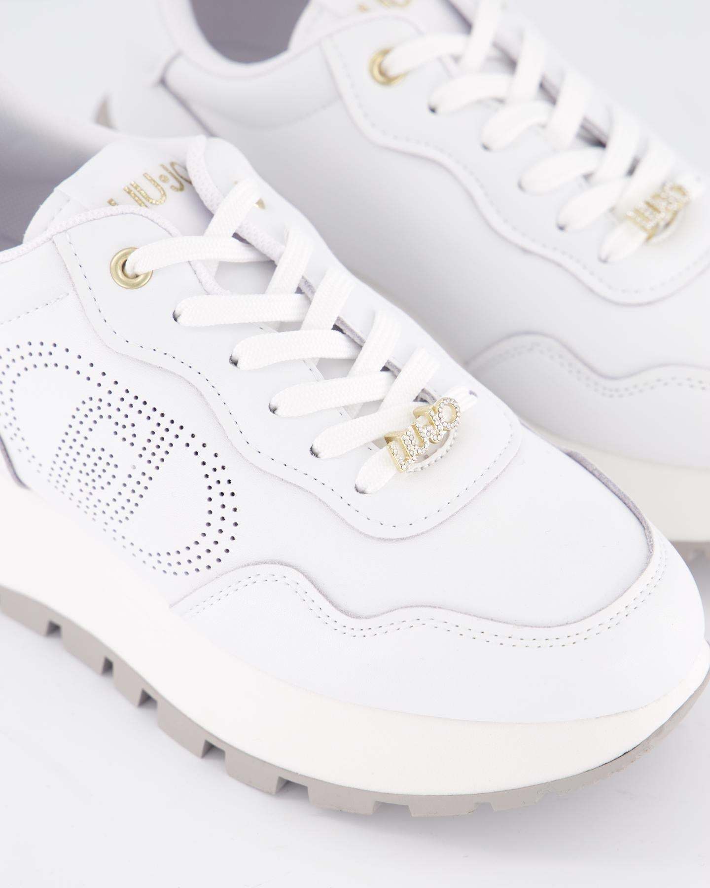 Liu •jo Round-head Sneakers In White