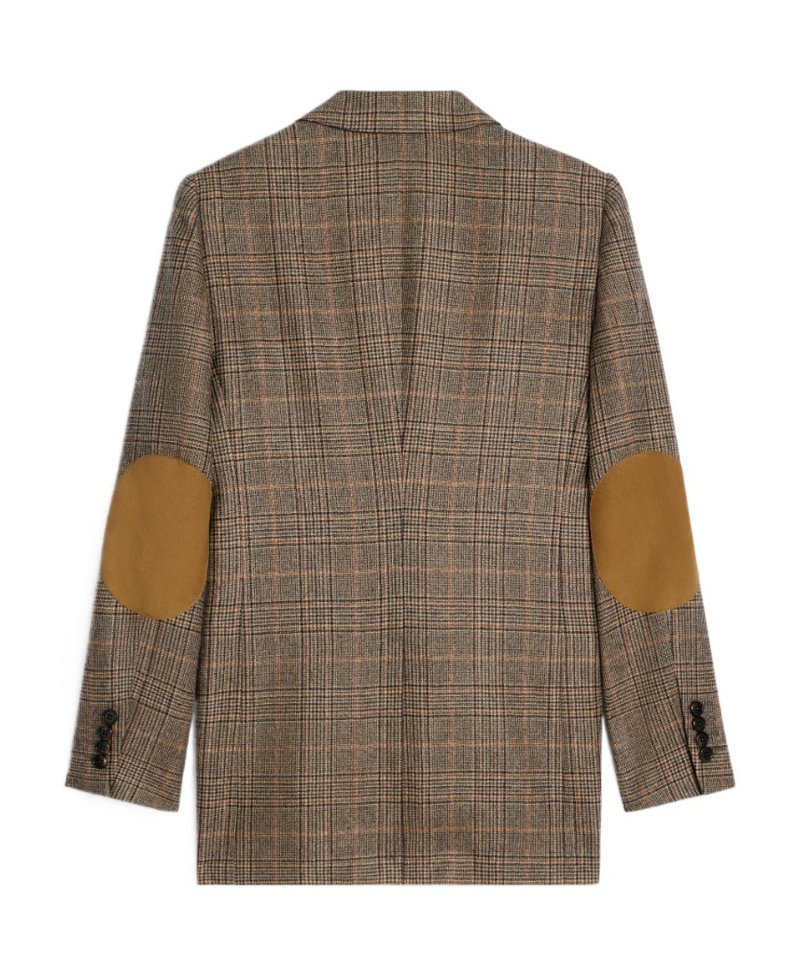 Celine Cashmere Two-button Suit Jacket In Brown