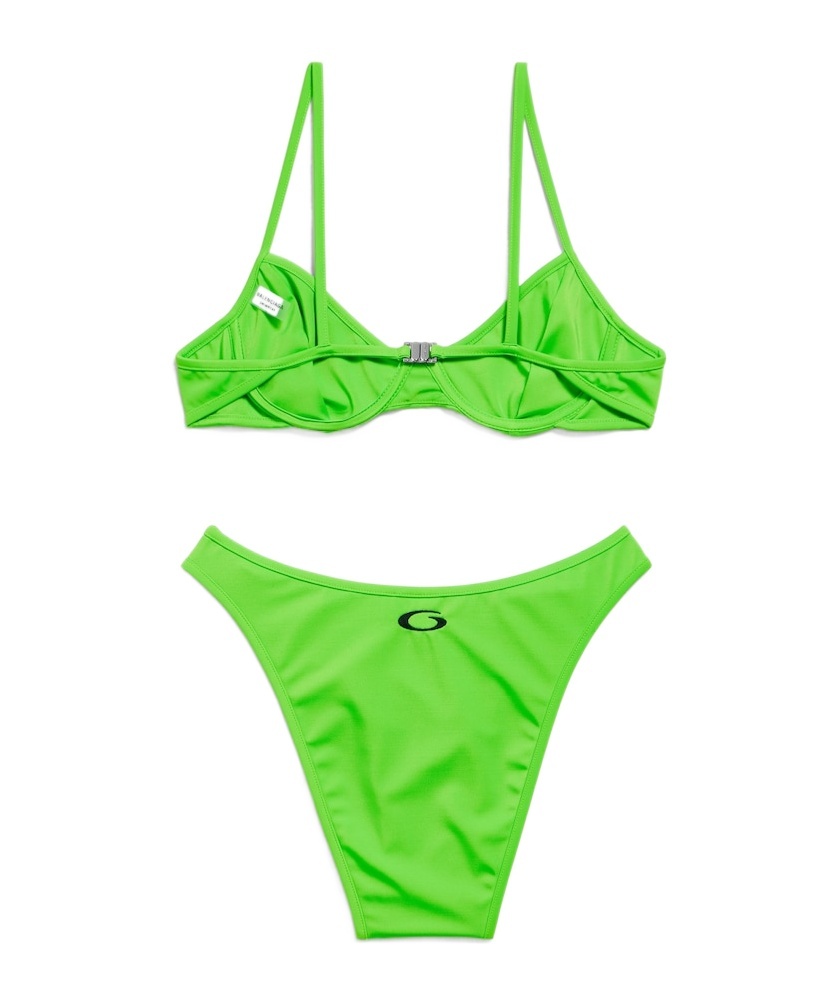 Balenciaga Sporty Bikini In Green
