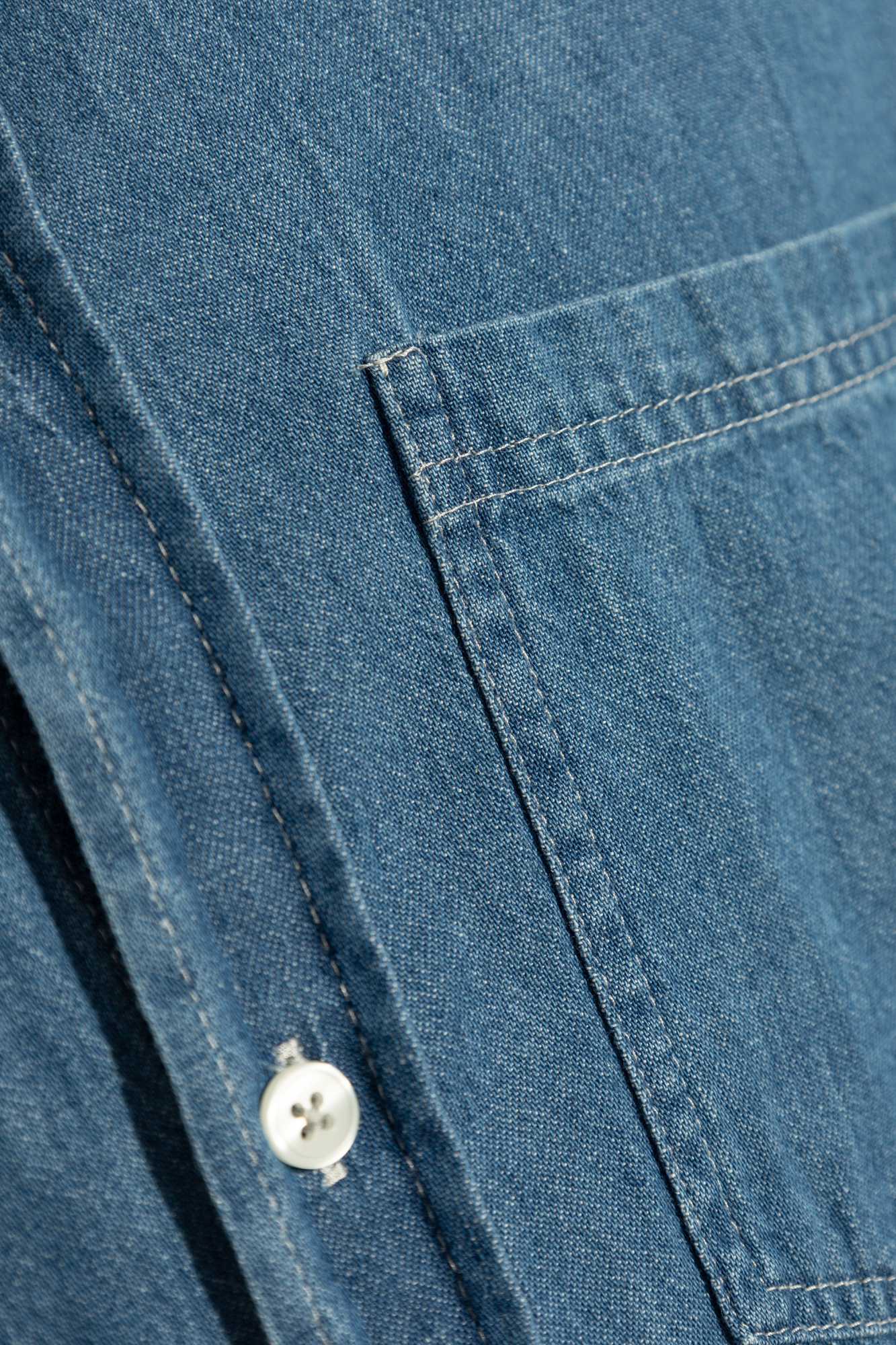 Samsoe & Samsoe Saryan P Shirt In Blue