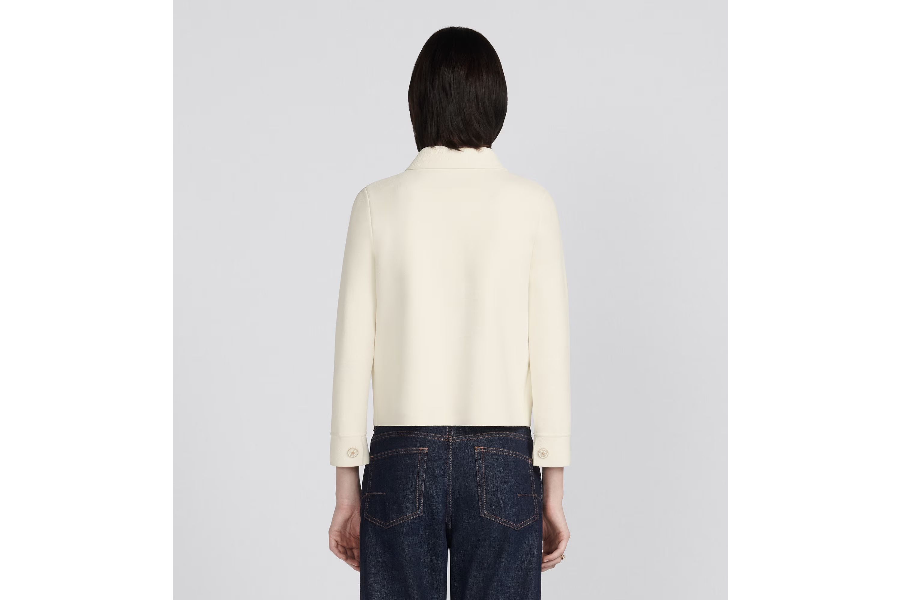 Dior Short Jacket In White