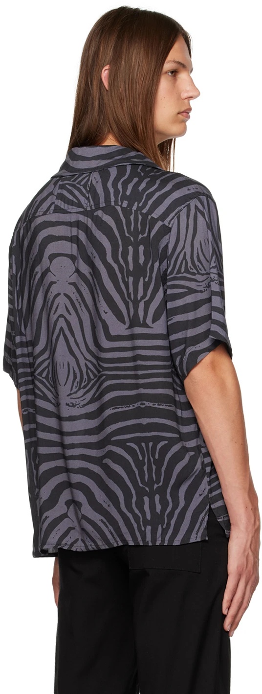 Rhude Printed Shirt In Black
