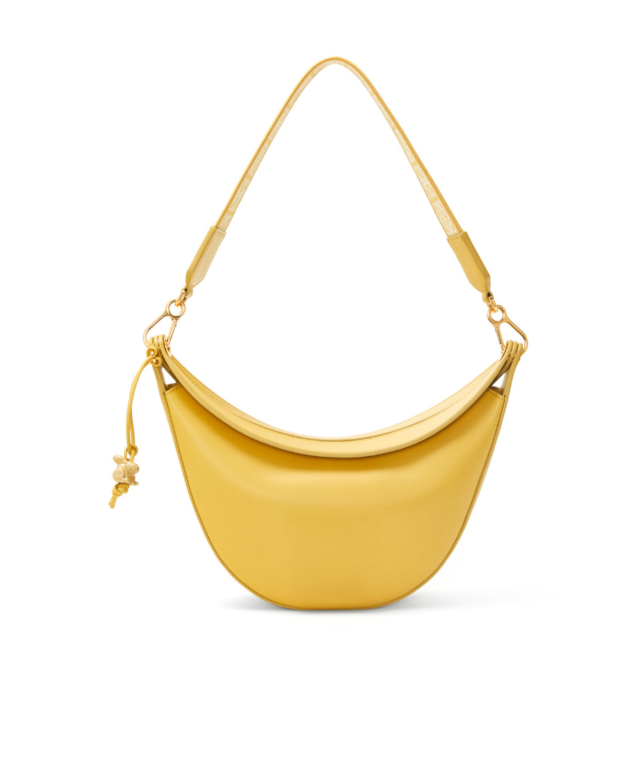 Loewe Luna Small Shoulder Bag In Yellow