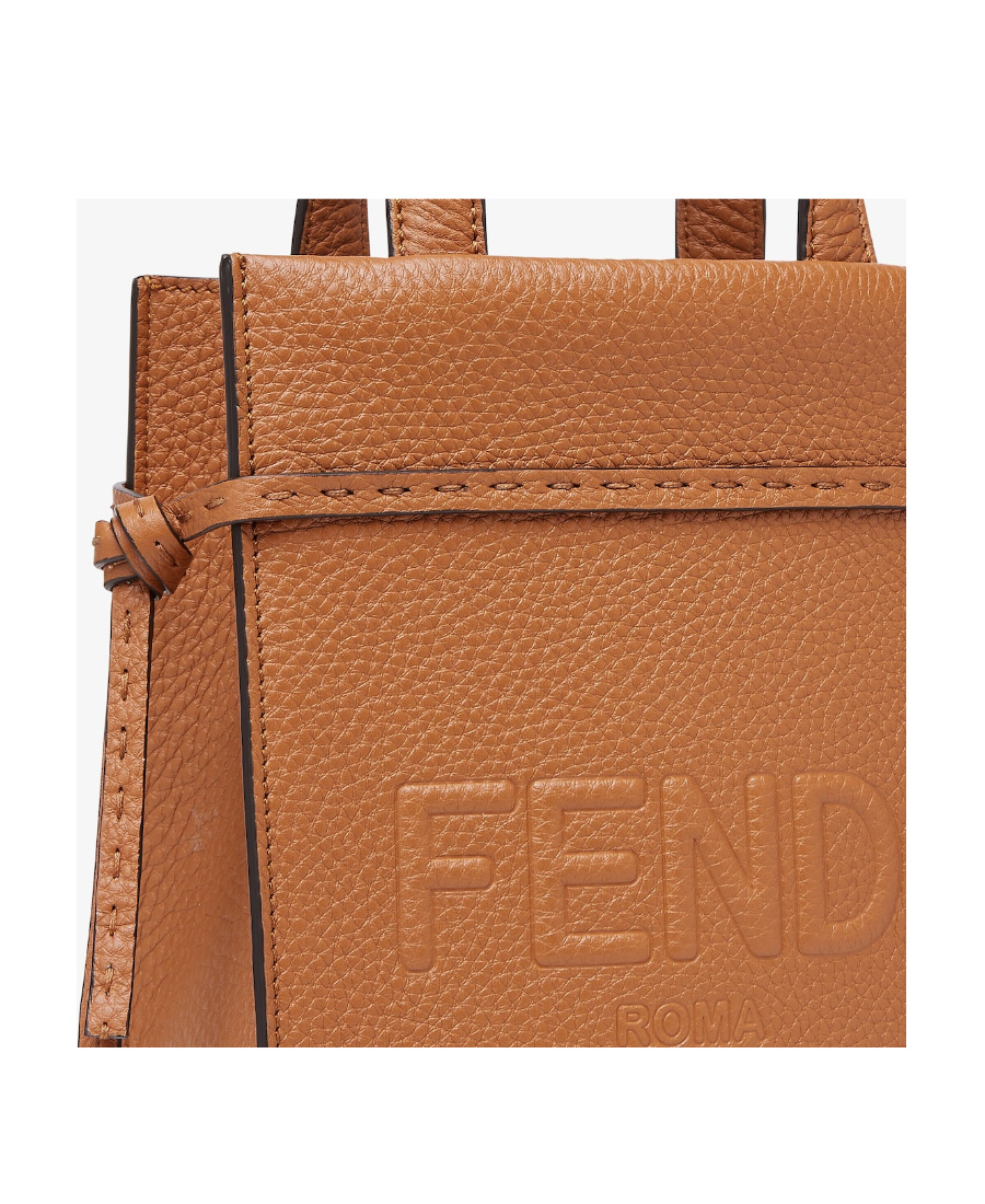 Fendi Go To Shopper Mini Bag In Brown
