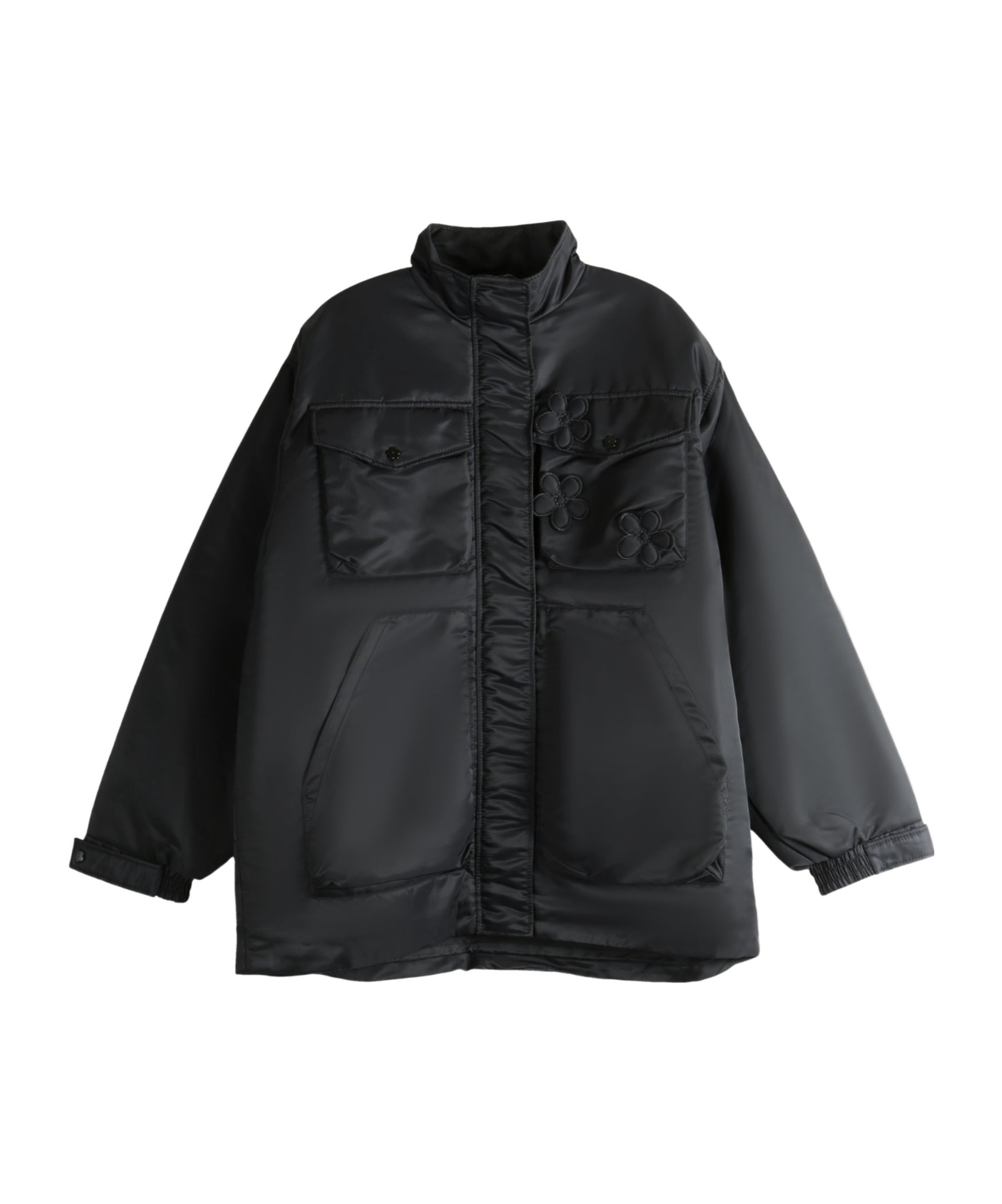 Cecilie Bahnsen Long-sleeved Casual Jacket In Black