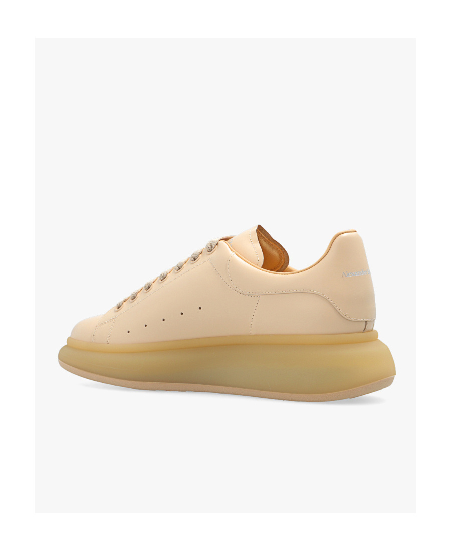 Alexander Mcqueen Oversized Low-top Sneakers In Nude