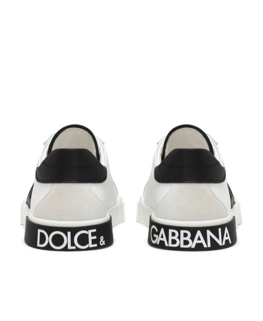 Dolce & Gabbana Portofino Low-top Sneakers In White
