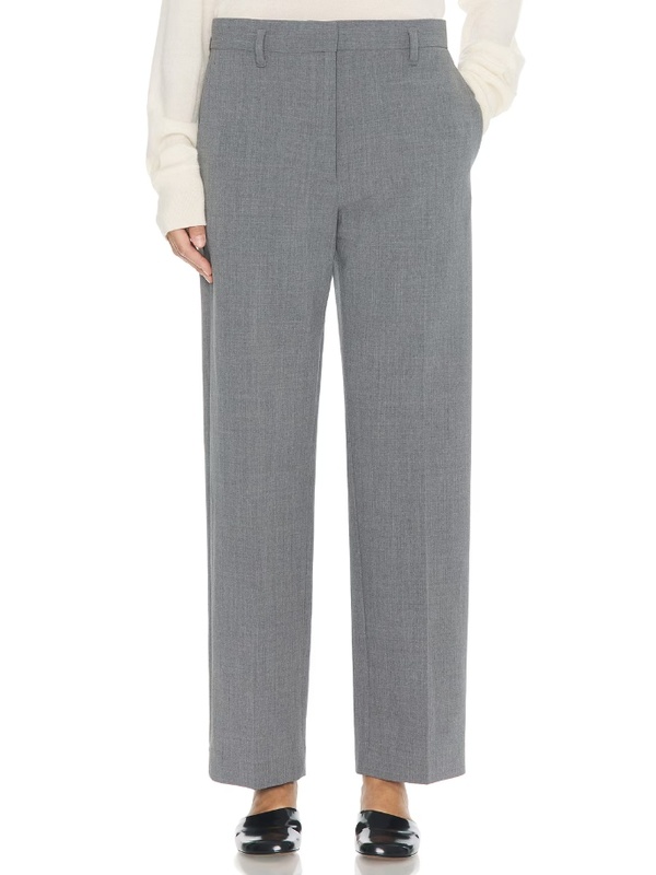 The Row Taliesin Virgin Wool Trousers In Gray