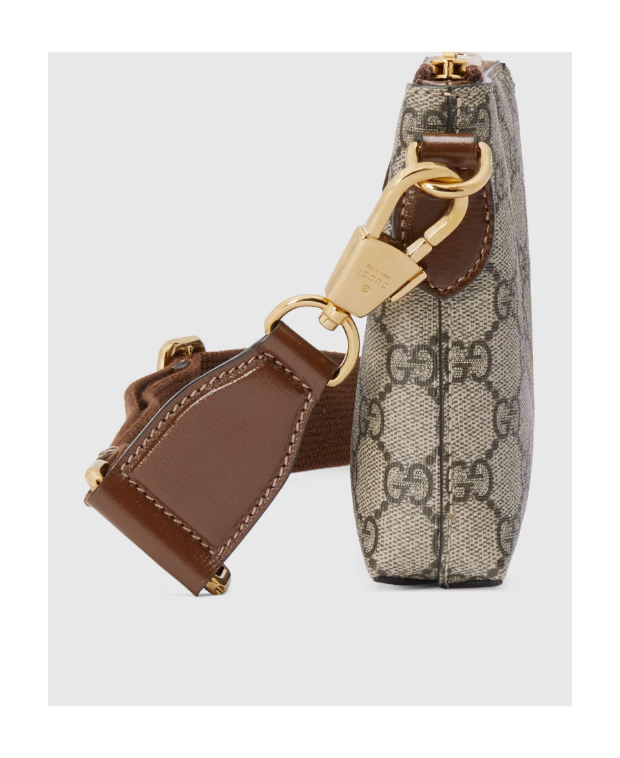 Gucci Men Shoulder Bag With Gg In Nude