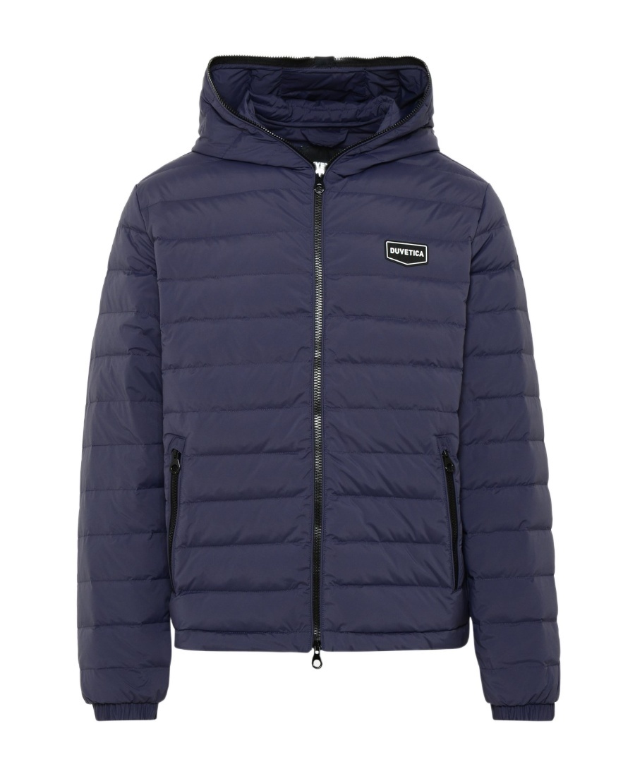 Duvetica Blue Polyamide Faiti Jacket In Black